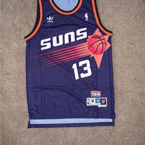Steve Nash Phoenix Suns Adidas Suns Purple Basketball Jersey